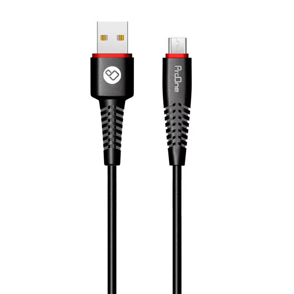 کابل تبدیل USB به microUSB پرووان مدل PRO001 طول 1 متر - 