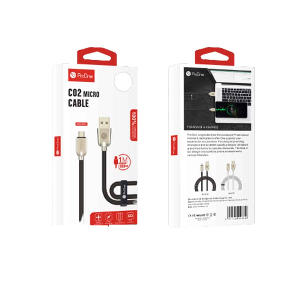 کابل تبدیل USB به microUSB پرووان مدل PCC135 طول 1 متر - 