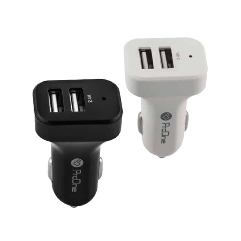 شارژر فندکی پرووان مدل PCG16 به همراه کابل تبدیل MicroUsb - 