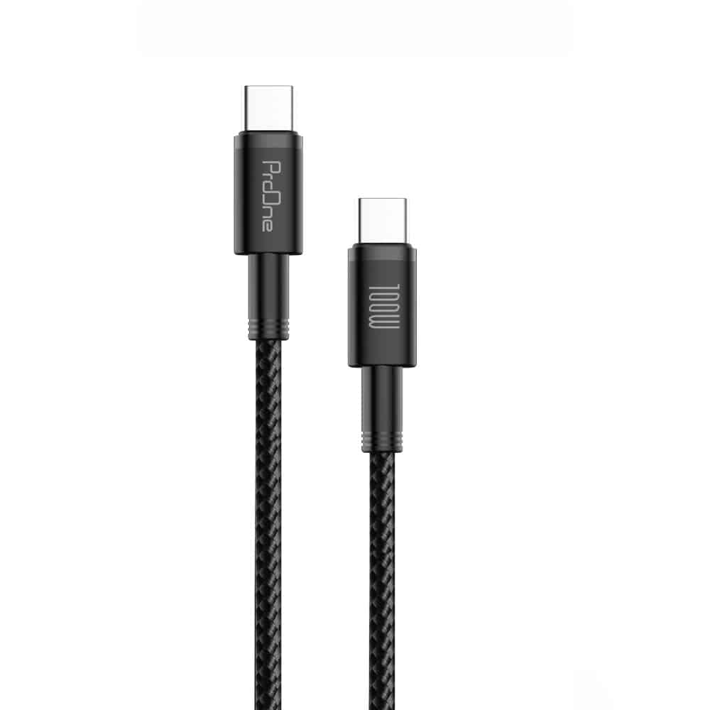 کابل تبدیل USB-C پرووان مدل PCC111 100W PD طول 1متر - 