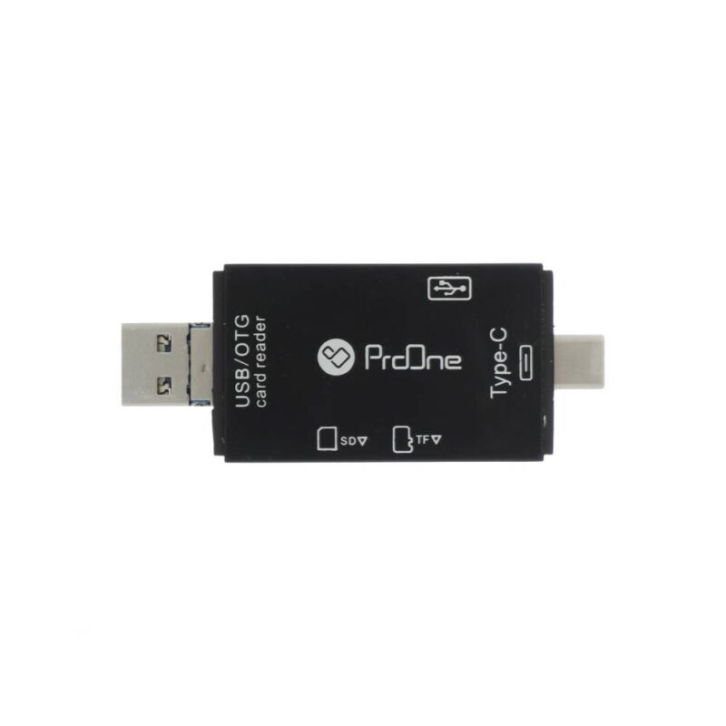 مبدل USB-C / USB / microUSB به SD / USB / TF پرووان مدل PCO03 - 