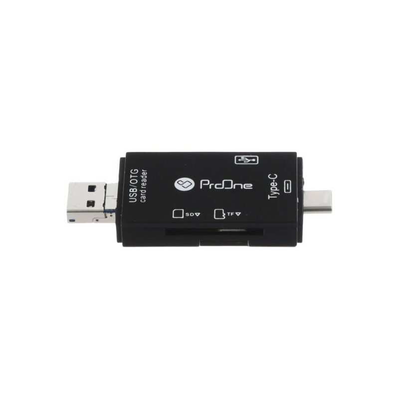 مبدل USB-C / USB / microUSB به SD / USB / TF پرووان مدل PCO03 - 
