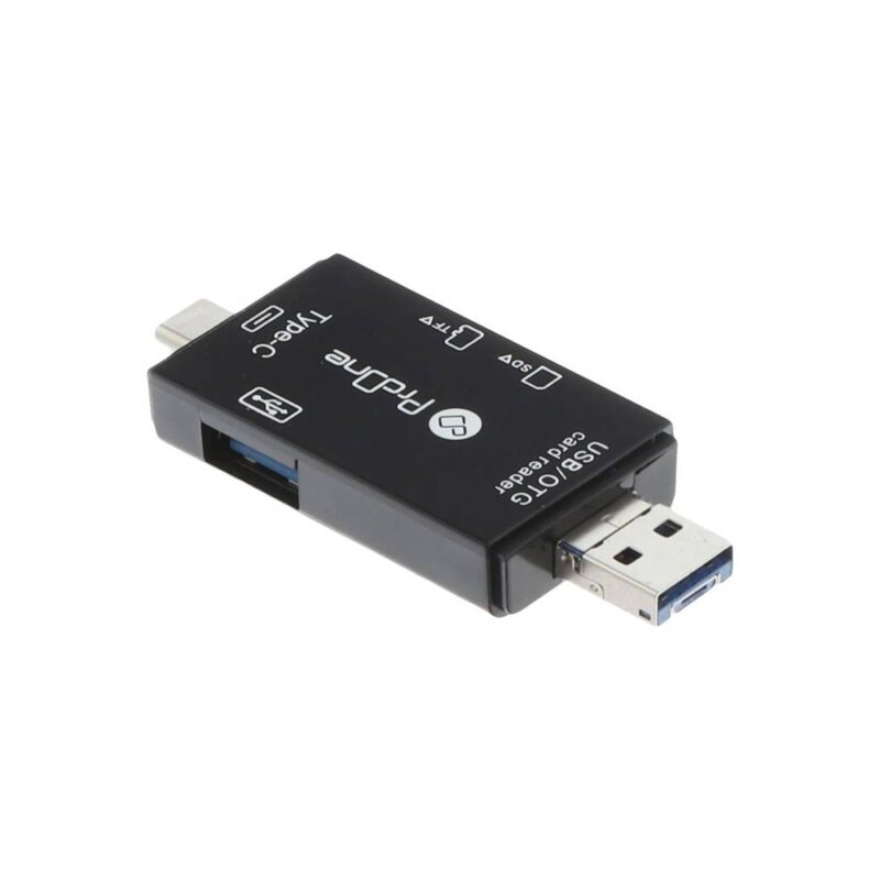 مبدل USB-C / USB / microUSB به SD / USB / TF پرووان مدل PCO03 - 