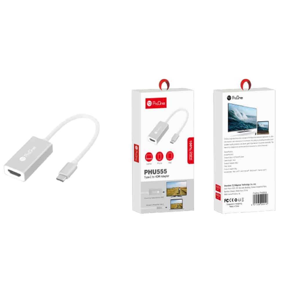 مبدل USB-C به HDMI پرووان مدل PHU555 - 