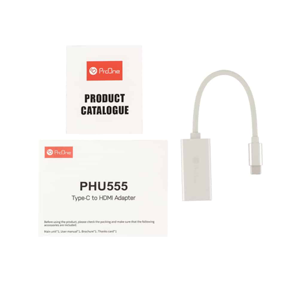 مبدل USB-C به HDMI پرووان مدل PHU555 - 