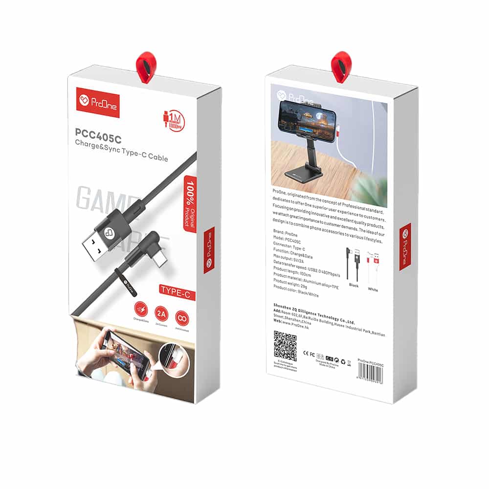 کابل شارژ Type-C پرووان مدل PCC405C - 