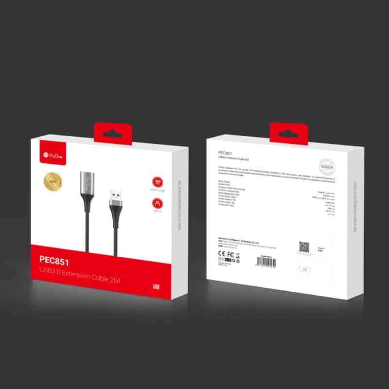 کابل افزایش طول USB 3.0 پرووان مدل PEC851 به طول 2 متر - 