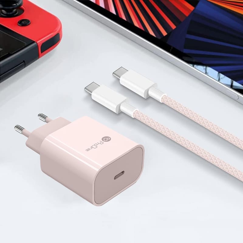 شارژر دیواری 20 وات پرووان مدل PWC 540C به همراه کابل USB-C - 