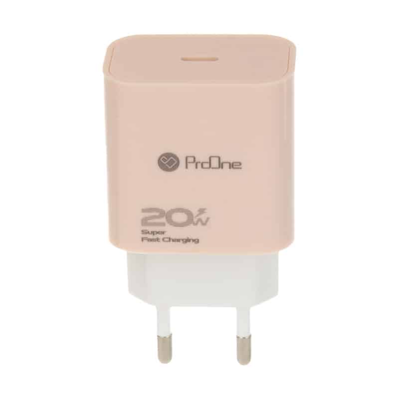 شارژر دیواری 20 وات پرووان مدل PWC 540C به همراه کابل USB-C - 
