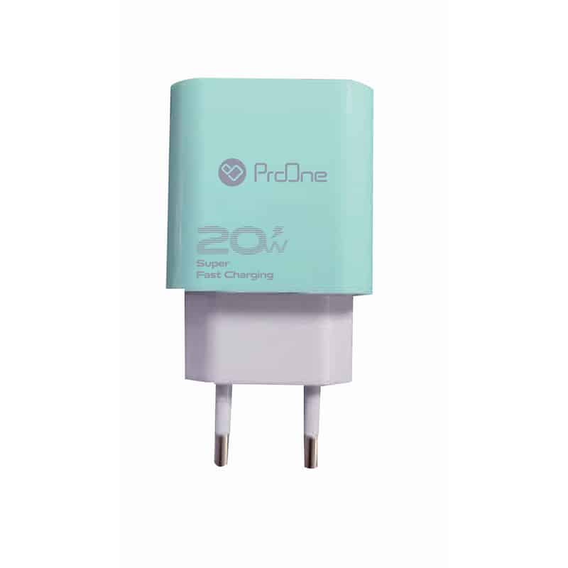 شارژر دیواری 20 وات پرووان مدل PWC 540C به همراه کابل USB-C - 