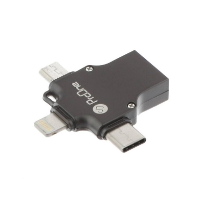 مبدل لایتنینگ به USB-C / USB / micro USB پرووان مدل PCO04 - 