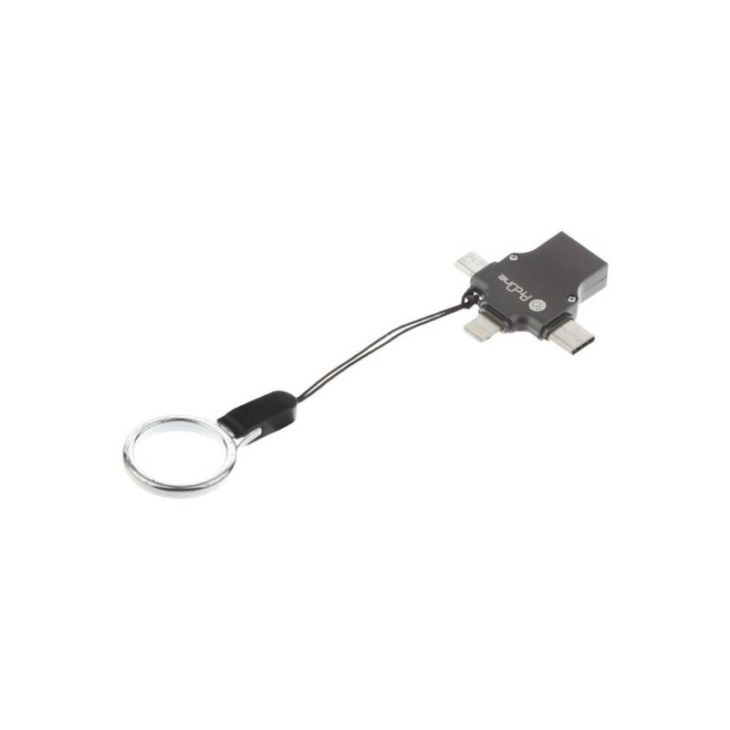مبدل لایتنینگ به USB-C / USB / micro USB پرووان مدل PCO04 - 
