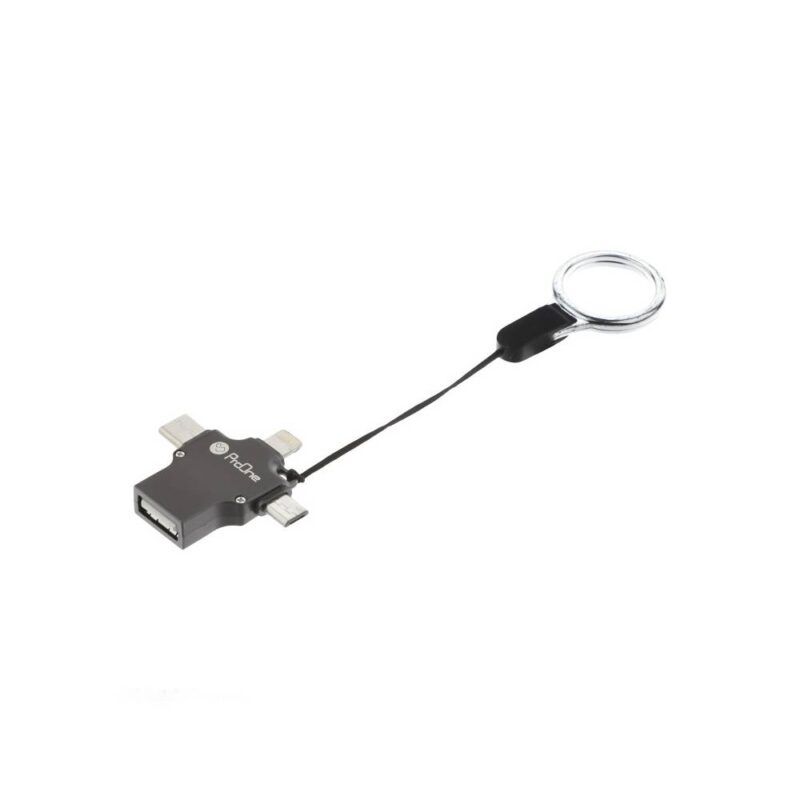 مبدل لایتنینگ به USB-C / USB / micro USB پرووان مدل PCO04 - 