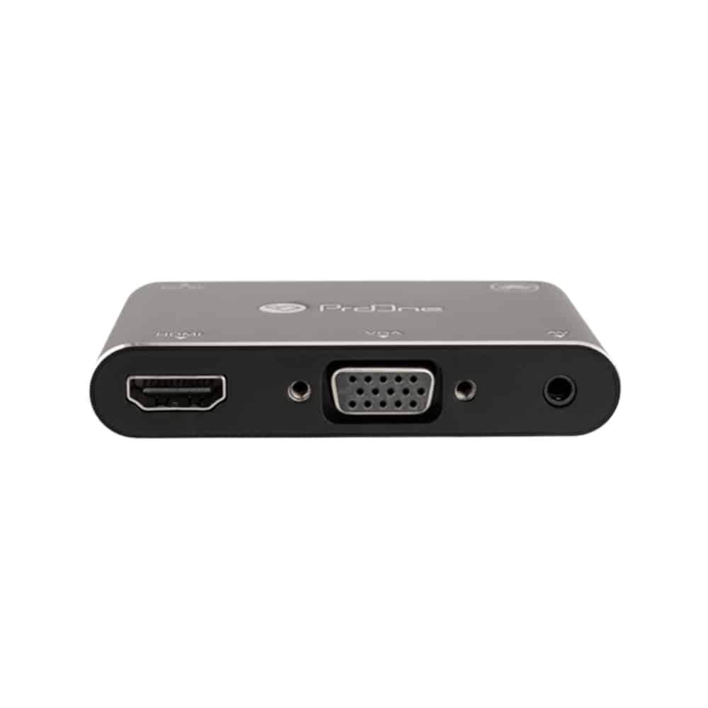 مبدل microUSB/ لایتنینگ/ USB-C به HDMI/VGA/AV پرووان مدل PHU560 - 