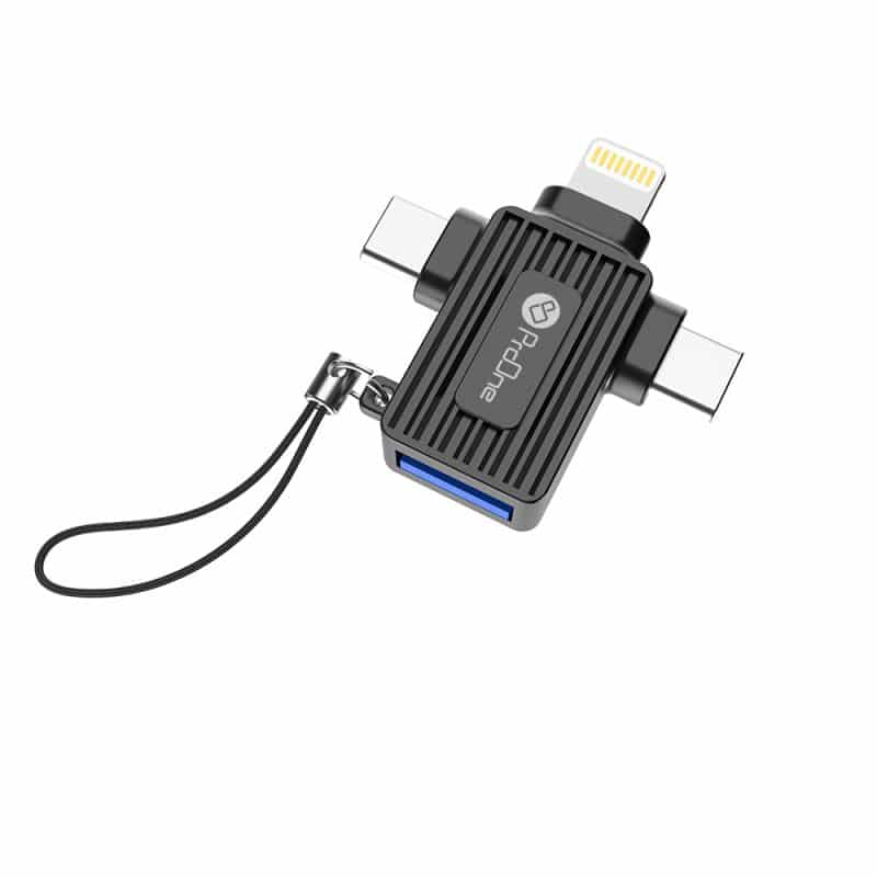 مبدل لایتنینگ به USB-C / USB / micro USB پرووان مدل PCO10 - 