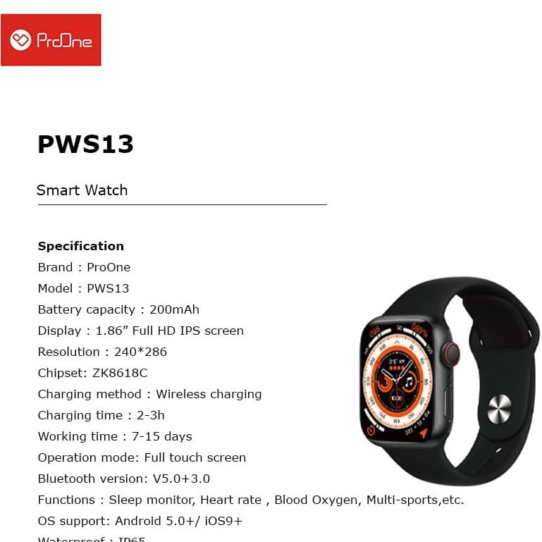 ساعت هوشمند پرووان مدل PWS13 Smart Watch - 