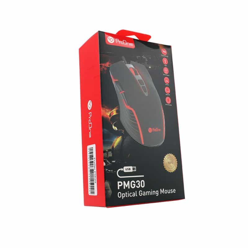 موس با سیم پرووان مدل PMG30 گیمینگ ا ProOne PMG30 Mouse - 