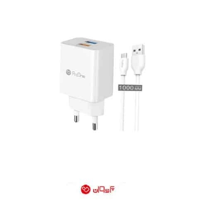 شارژر دیواری پرووان مدل PWC520 به همراه کابل تبدیل microusb - 