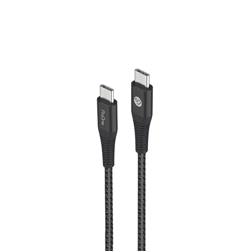 کابل تبدیل مغناطیسی USB-C به USB-C پرووان مدل PCC105 به طول 1 متر - 