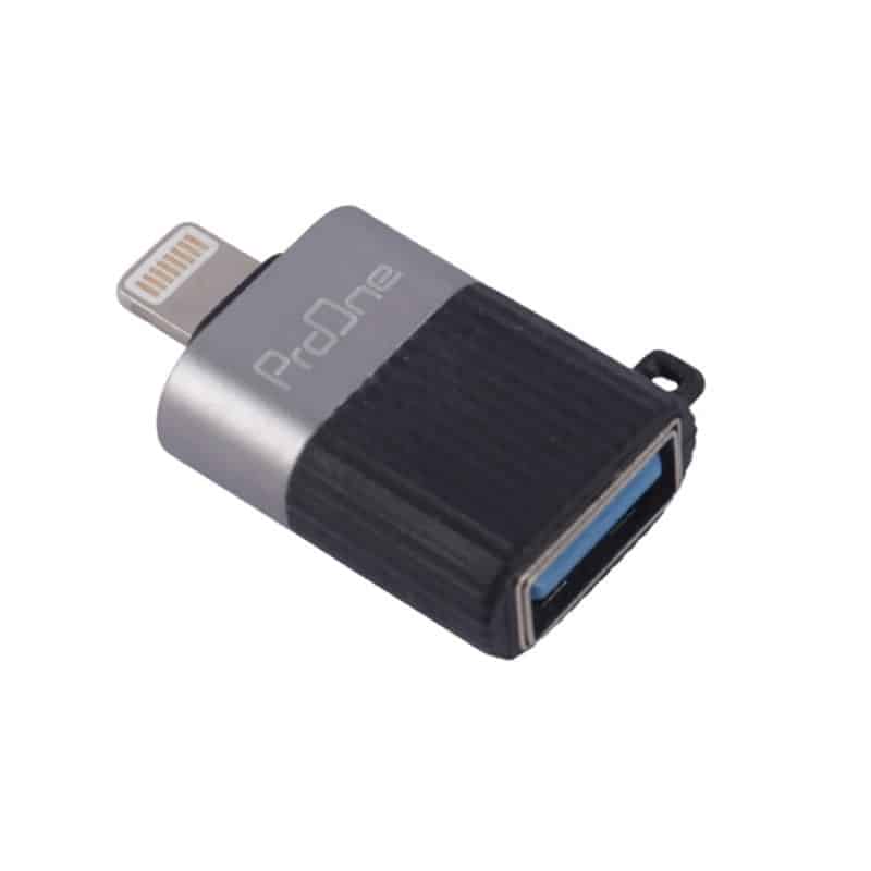 مبدل USB OTG به لایتنینگ پرووان مدل PCO05 - 