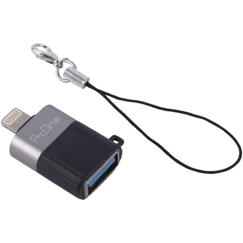 مبدل USB OTG به لایتنینگ پرووان مدل PCO05 - 