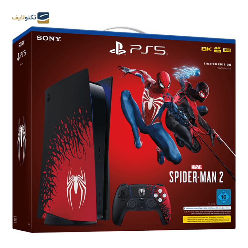 پلی استیشن 5 استاندارد دیسک خور نسخه Spider-Man 2 Limited Edition - PlayStation 5 Standard Edition Spider-Man 2 Limited Edition