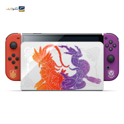 کنسول بازی نینتندو مدل Switch White OLED Pokémon Scarlet & Violet - Nintendo Switch OLED Pokémon Scarlet & Violet Limited Edition