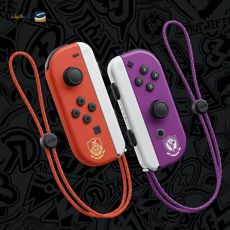 کنسول بازی نینتندو مدل Switch White OLED Pokémon Scarlet & Violet - Nintendo Switch OLED Pokémon Scarlet & Violet Limited Edition