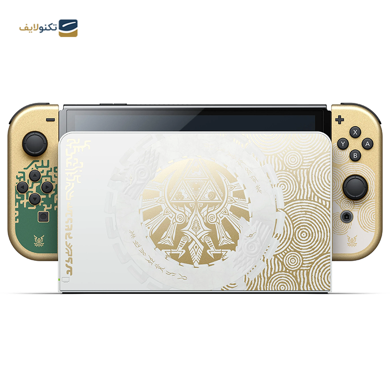 کنسول بازی نینتندو مدل Switch White OLED Tears of the Kingdom - Nintendo Switch OLED The Legend of Zelda: Tears of the Kingdom Limited Edition