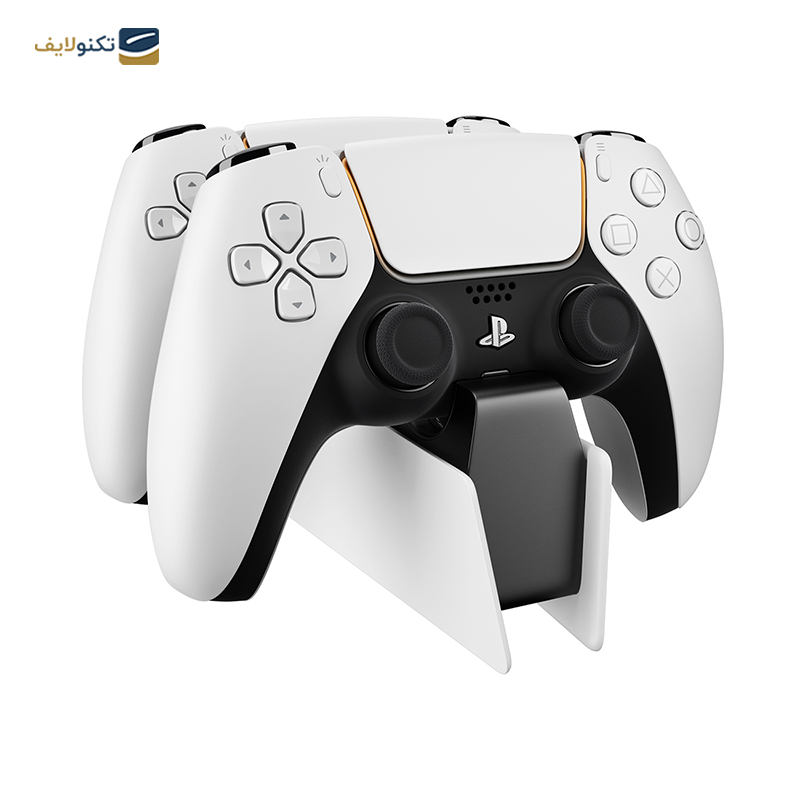 پلی استیشن 5 اسلیم دیسک خور اروپا به همراه دسته اضافه سفید و پایه شارژ - PlayStation 5 Slim Standard Edition with White DualSense Controller and DualSense Charging Station - Region Europe