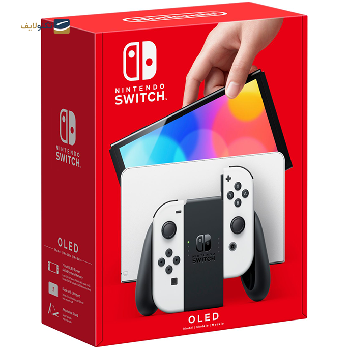 کنسول بازی نینتندو مدل Switch White OLED - Switch White Joy-Con