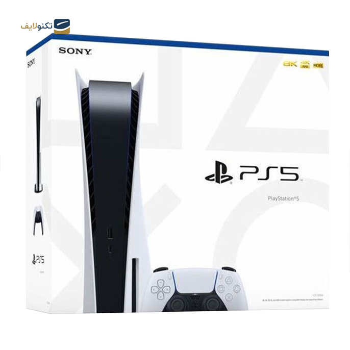 پلی استیشن 5 استاندارد دیسک خور با دو دسته به همراه بازی Resident Evil Village - PlayStation 5 Standard with 2 DualSense controllers & Resident Evil Village