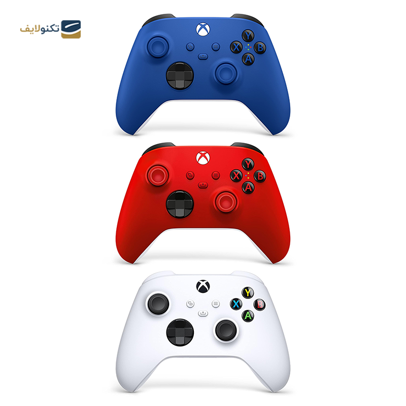 ایکس باکس سری ایکس با 3 دسته اضافه R-B-W - Xbox Series X 1TB with 3 Red\Blue\White extra Controllers