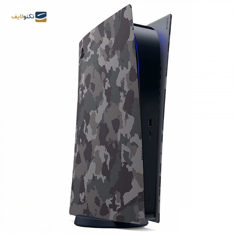 پلی استیشن 5 نسخه دیجیتال با دو دسته خاکستری ارتشی - PlayStation 5 Digital Edition with two DualSense Controller Gray Camouflage