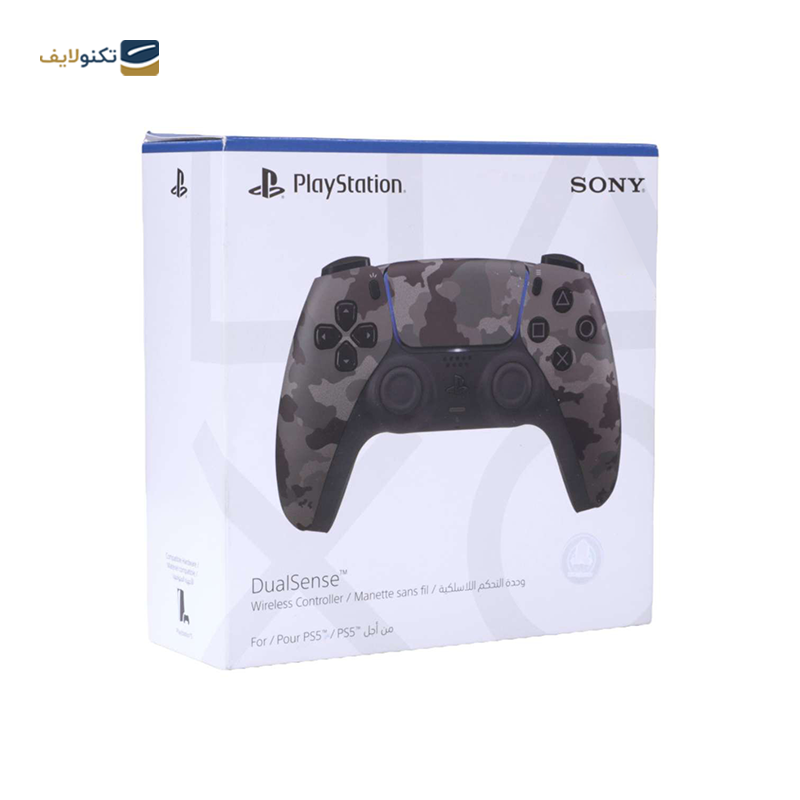 پلی استیشن 5 نسخه دیجیتال با دو دسته خاکستری ارتشی - PlayStation 5 Digital Edition with two DualSense Controller Gray Camouflage