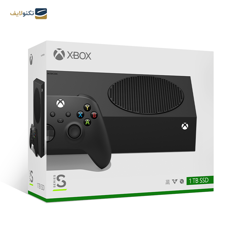 ایکس باکس سری اس Carbon Black ظرفیت 1 ترابایت - Microsoft XBOX Series S Carbon Black 1TB