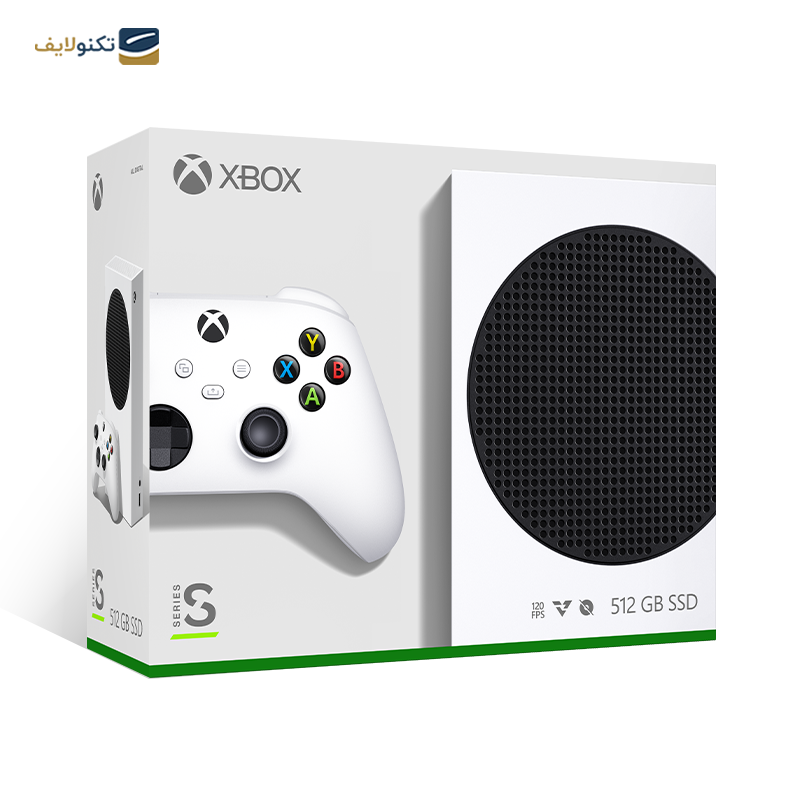 ایکس باکس سری اس Robot White ظرفیت 512 گیگابایت - Microsoft XBOX Series S Robot White 512GB