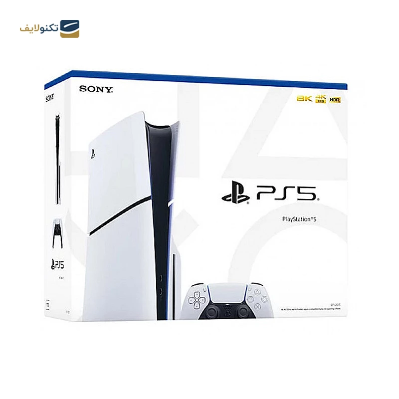 پلی استیشن 5 اسلیم دیسک خور آمریکا سفید 1 ترابایت + هدست Sony InZone H9 - PlayStation 5 Slim Standard Edition with Sony InZone H9 Wireless Gaming Headset - Region America