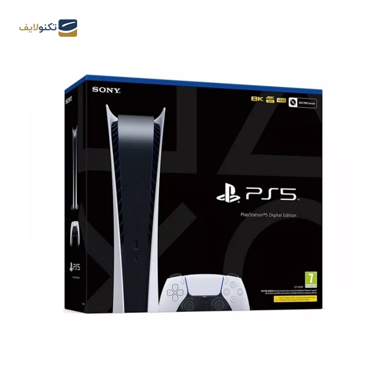 پلی استیشن 5 دیجیتال CF1200 - Playstation 5 Digital Edition - Region 3 Asia (CF1200)