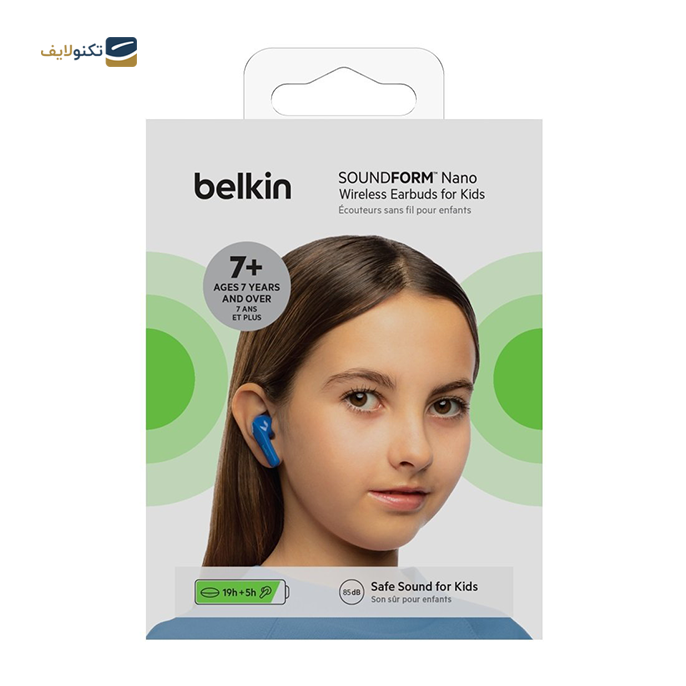 هندزفری بی سیم بلکین مدل PAC003bt - Belkin PAC003bt Wireless Earbuds