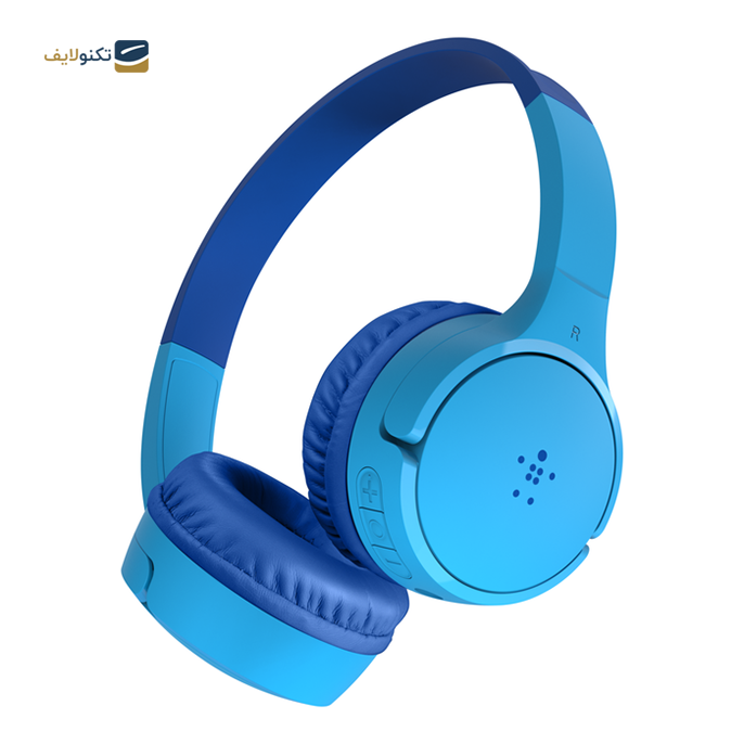 هدفون بی سیم بلکین مدل AUD002bt SoundForm Mini - SoundForm Mini Wireless On-Ear Headphones for Kids