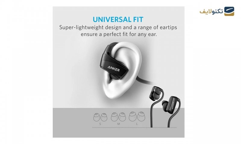 هدفون بی سیم انکر مدل  SoundBuds Sport NB10 - Anker A3260 SoundBuds Sport NB10 Bluetooth Headphone