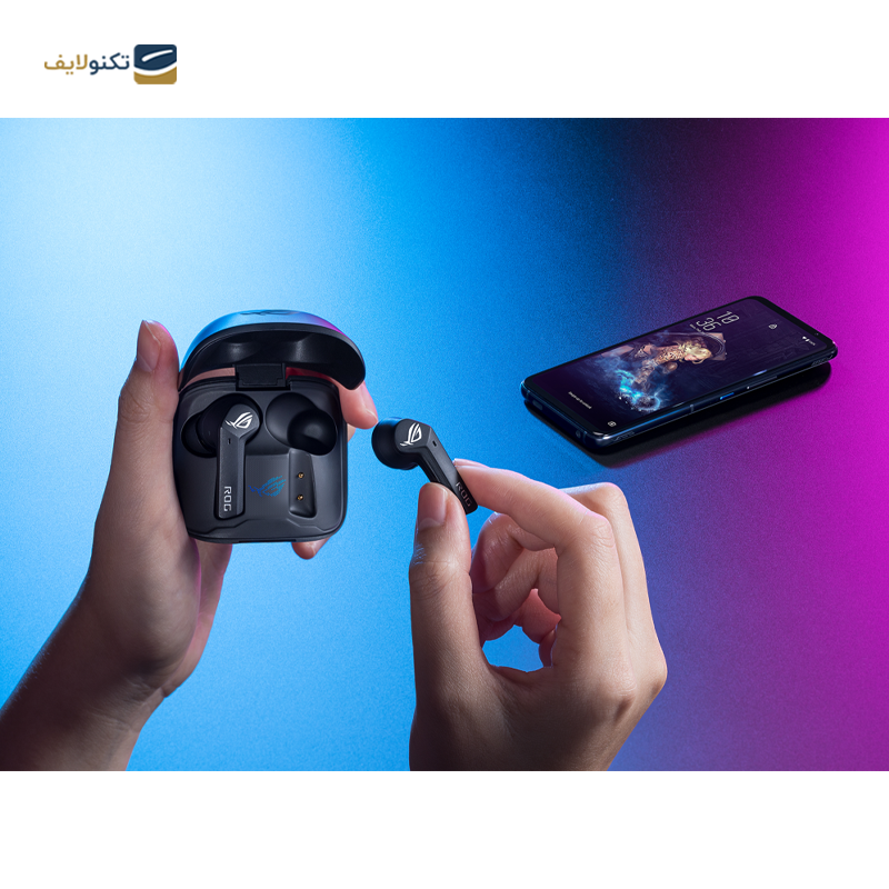 هندزفری بی سیم ایسوس مدل ROG Cetra True Wireless - Asus ROG Cetra True Wireless Earbuds