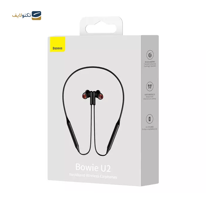 هندزفری بی سیم باسئوس مدل Bowie U2 Pro NGTU010001 - Baseus Bowie U2 Pro NGTU010001 Neckband Wireless Earphones