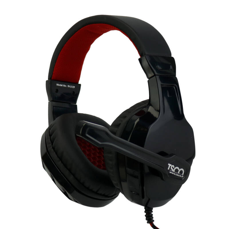 هدفون با سیم تسکو مدل TH5129 - TSCO TH5129 Headset