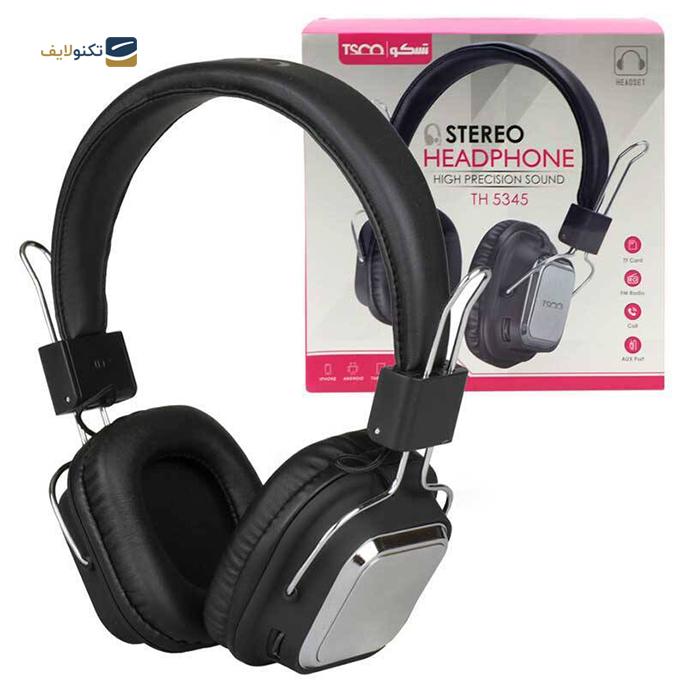 هدفون بی سیم تسکو مدل TH 5345 - TSCO TH 5345 Wireless Headphone