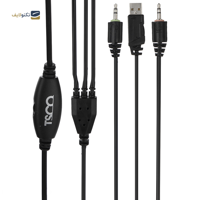 هدفون با سیم تسکو مدل TH 5150 - TSCO TH 5150 Wired Headset