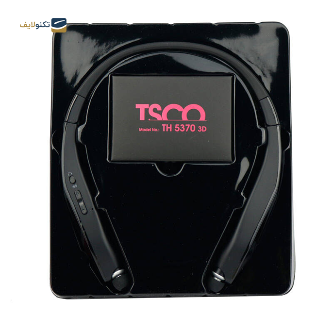 هندزفری بی سیم تسکو مدل TH 5370 3D  - TSCO TH 5370 3D Bluetooth Neckband Earphones