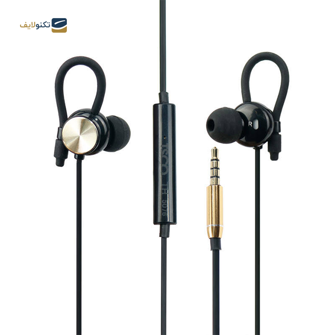 هندزفری با سیم تسکو مدل TH 5076 - TSCO TH 5076 Wired Earphone