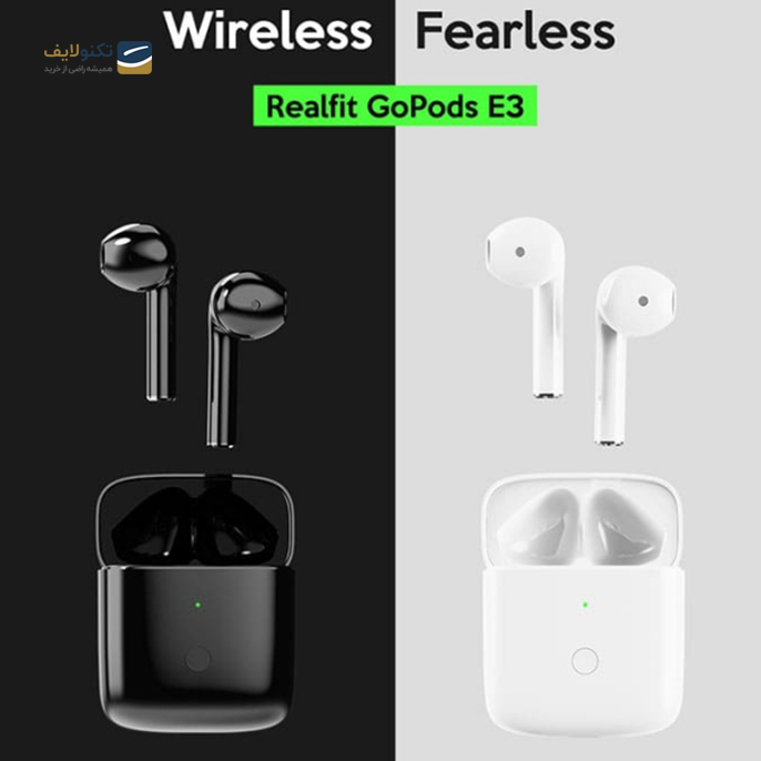 هندزفری بی سیم ریل فیت مدل GoPods E3 - Realfit GoPods E3